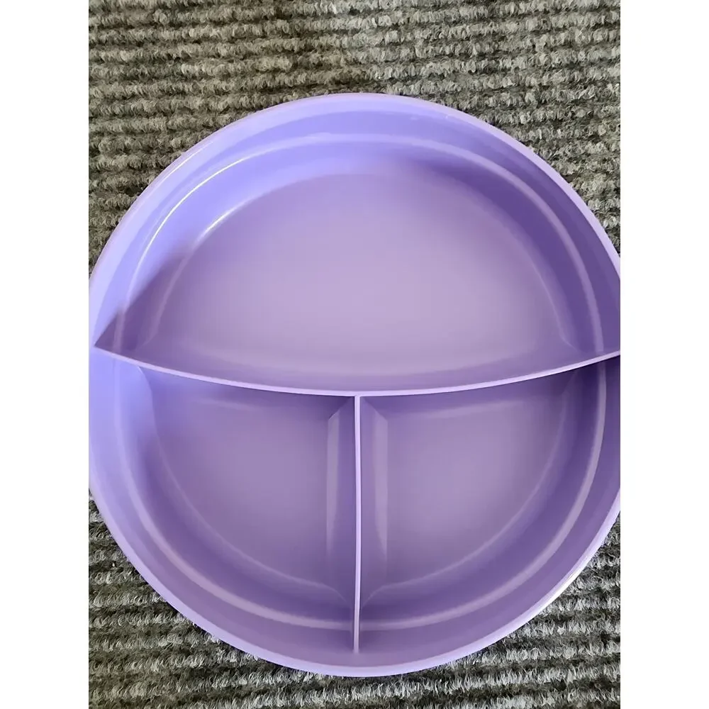 Tupperware Microwave Reheatable 3 Compartment Divided 12 Bowls 6 Lids Storage